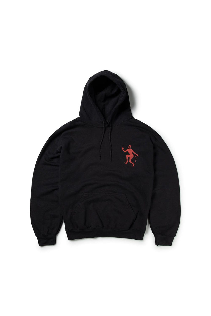 22SS CCP BIG HOOD L＋ Black Oversized Zip Up Hoodie with Abstract Print - Grunge