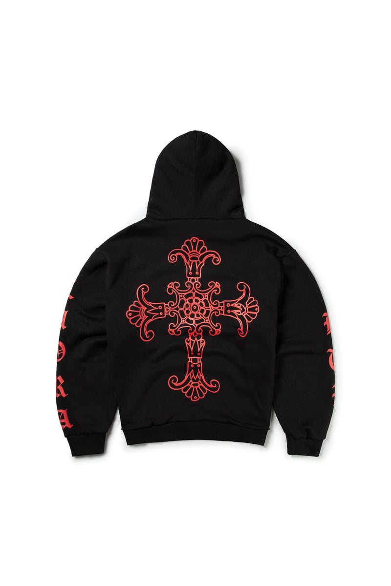 トップス cavaria skull and cross designed hoodie VA-SS22-618 DONNIE DARKO SKULL TAPESTRY HOODIE – VENDETTA