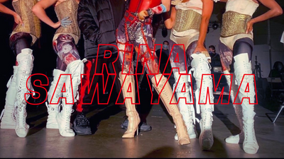 TBT Rina Sawayama wearing our FAN LACING SHOES on JIMMY FALON