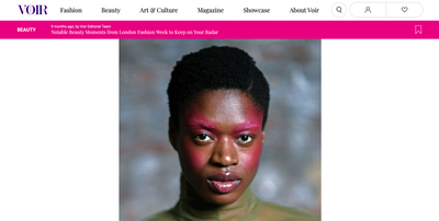 Voir Fashions Feature: How the Pink EyeBrows Developed